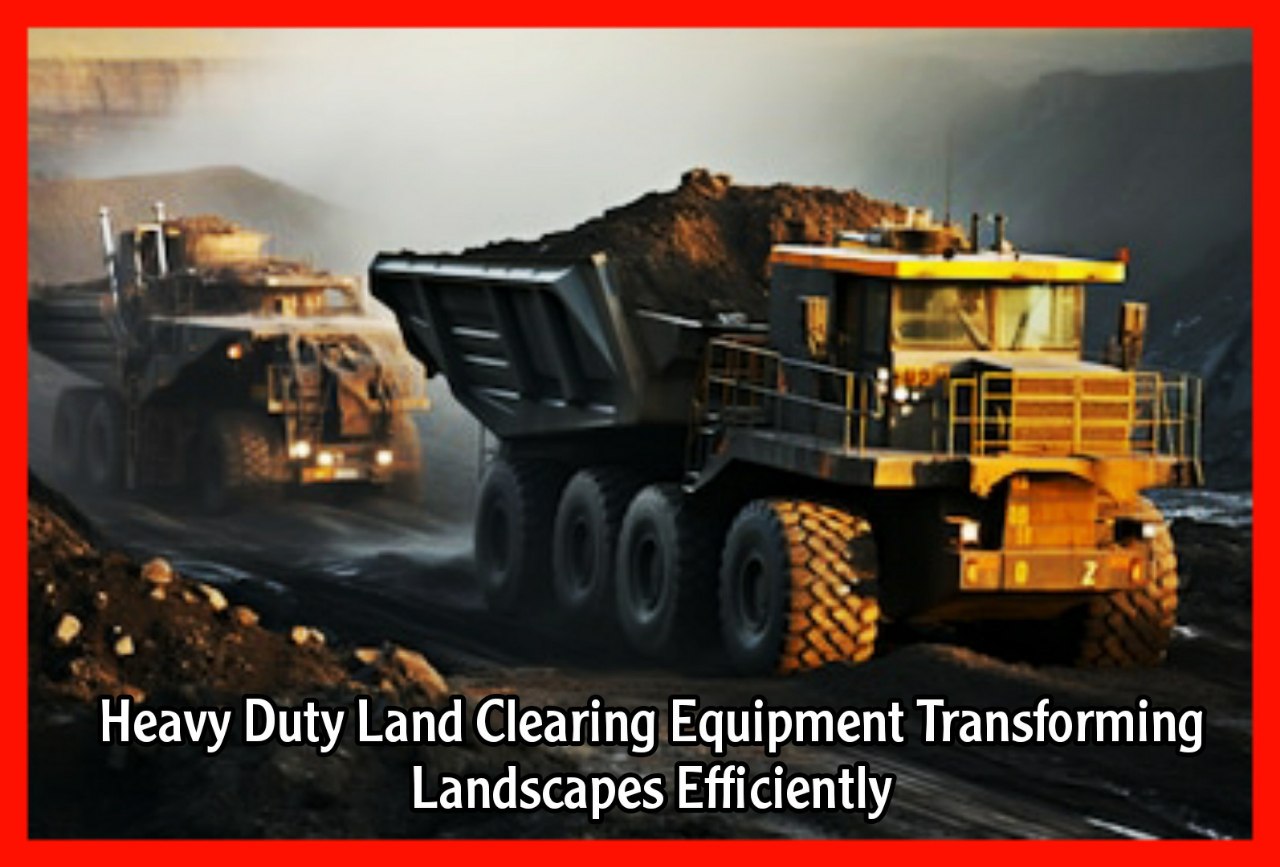 Heavy Duty Land Clearing Equipment Transforming Landscapes Efficiently